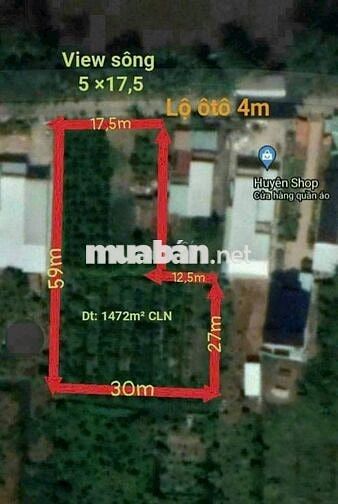 BÁN Đất Vườn Làm Biệt Thự MiNi, Cầu Gạch Sung, Nhơn Nghĩa Phong Điền