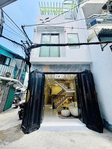 Nhà mới hẻm 154 Âu Dương Lân P3 -Q8