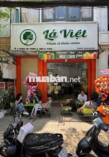 Sang Quán CF Vị Trí Đẹp Có Vỉa Hè Ngay Công Viên Lê Thị Riêng Quận 10
