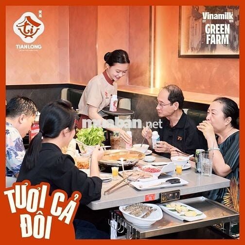 Q.3 KHAI TRƯƠNG TUYỂN 30 PHỤC VỤ, PHỤ BẾP LƯƠNG ỔN