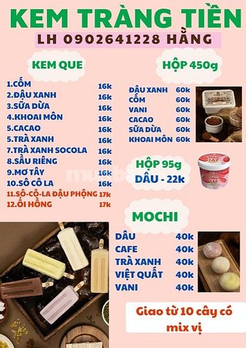 HÀ NỘI CÓ HỒ GƯƠM, QUẬN 7 CÓ... KEM TRÀNG TIỀN SHIP TẬN NHÀ ! 🛵✨
