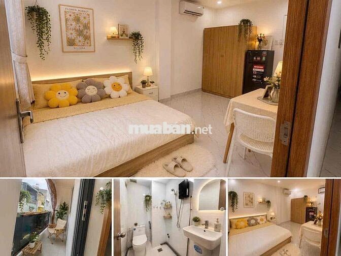 🌿 Studio Ban Công Full Nội Thất – Nhà Mới – Dành Cho Người Đi Làm
