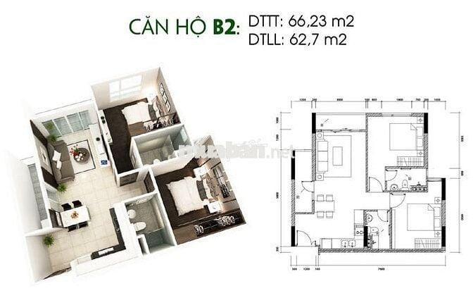Căn hộ Saigon Skyview Quận 8 - 4 mặt tiền - 2-3PN giá tốt từ 60tr/m²