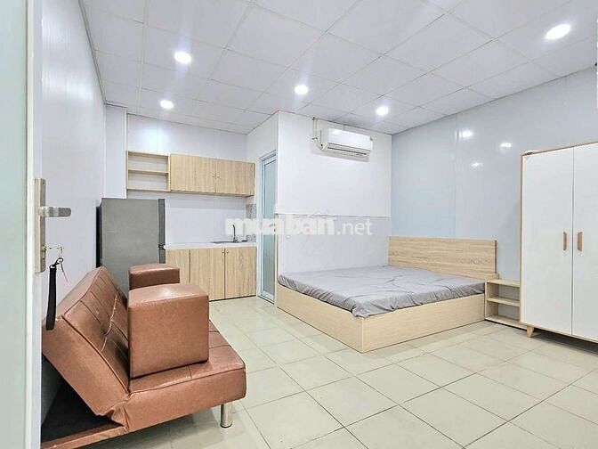 Cho Thuê Căn Hộ Studio Mới - Full Nội Thất Hiện Đại - Bảo Vệ 24/24🔥