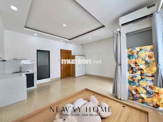 Studio ban công full nội thất máy giặt riêng gần cầu Nguyễn Văn Cừ