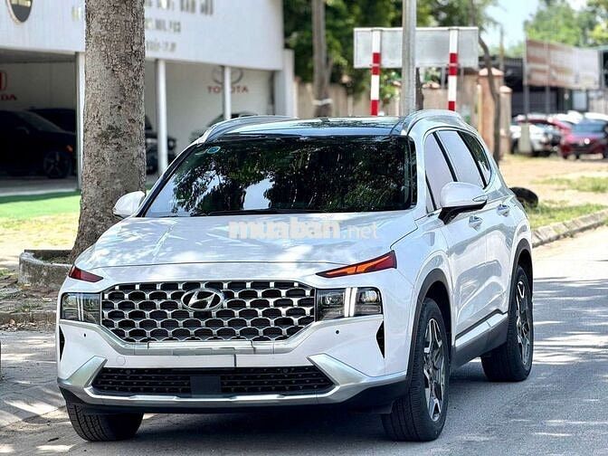 Hyundai Santafe Premium 2023 Xăng 9000km Trắng