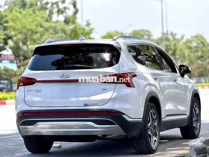 Hyundai Santafe Premium 2023 Xăng 9000km Trắng
