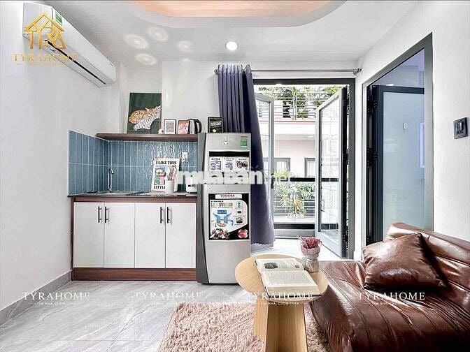 THUÊ CĂN HỘ HOÀNG HOA THÁM 25M2 NHÀ MỚI - BAN CÔNG FULL NỘI THẤT