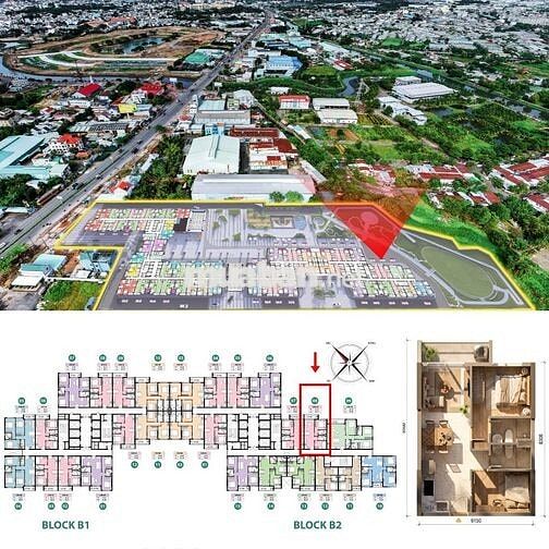 Bán căn hộ 2PN2WC VIEW NỘI KHU (THANH TOÁN HƠN 500TR NHẬN NHÀ)