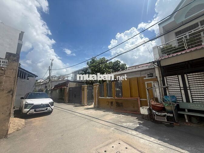Bán đất 1 sẹc Trưng Nữ Vương, TT. Hóc Môn, 5.93x23m (nở hậu 6.53m)