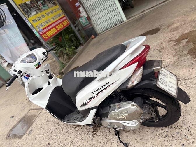 Honda Vision 2012 Trắng đẹp keng zin êm ru