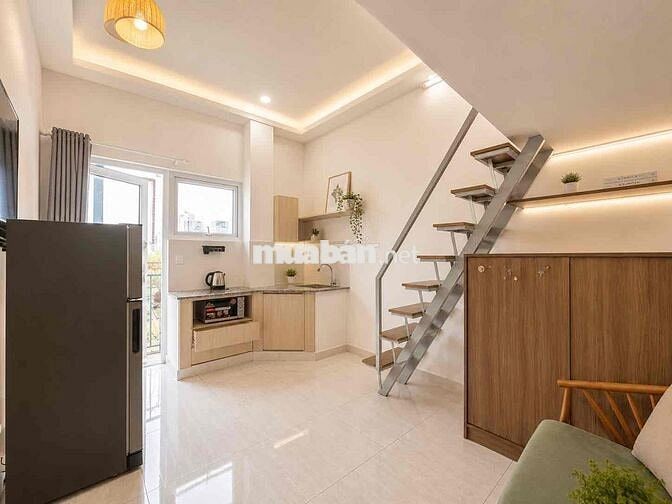 Căn hộ có Gác ban công máy giặt riêng 35m2 Quận Bình Thạnh