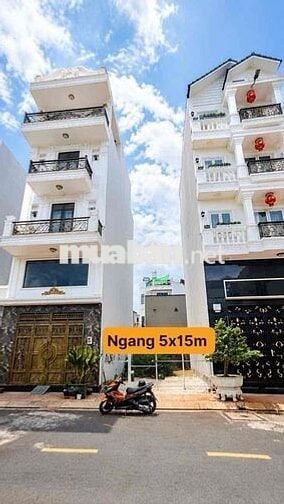 Bán Đất Cạnh Tên Lửa - Chợ Bình Trị Đông - 5x15m - 75m2 - 4.9 tỷ