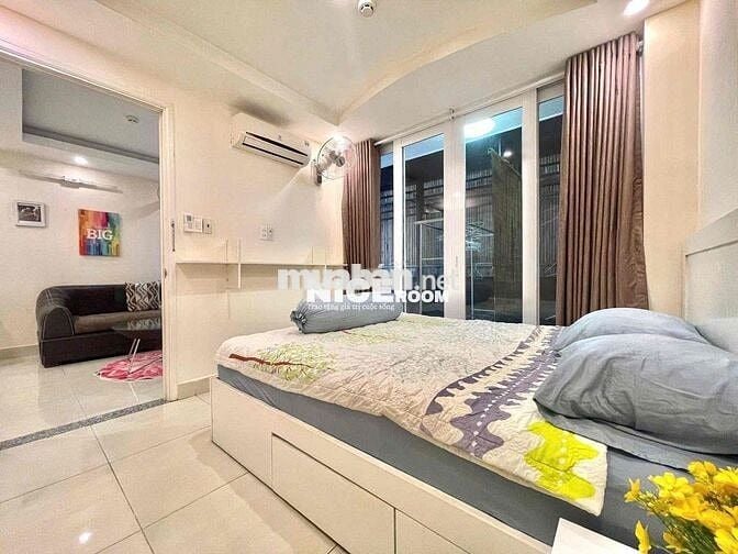 CHO THUÊ CĂN HỘ 2 DẠNG 1PN/STUDIO FULL_NỘI THẤT BANCOL GẦN QUẬN 1