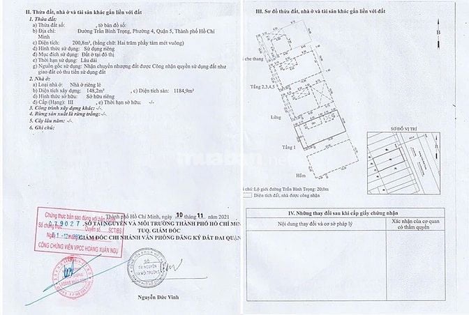  Bán tòa nhà Trần Bình Trọng, Phường Chợ Quán, 200,8m², hầm 7 tầng