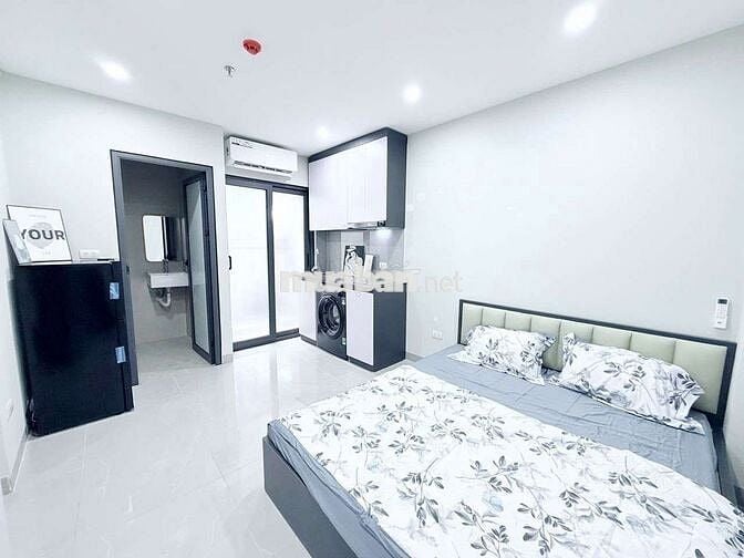 Bóc tem CCMN 28m2 Full đồ. máy giặt riêng, ban công tại Trương Định