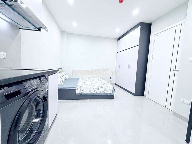 Bóc tem CCMN 28m2 Full đồ. máy giặt riêng, ban công tại Trương Định