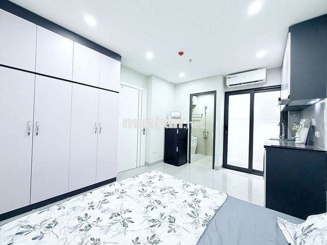 Bóc tem CCMN 28m2 Full đồ. máy giặt riêng, ban công tại Trương Định