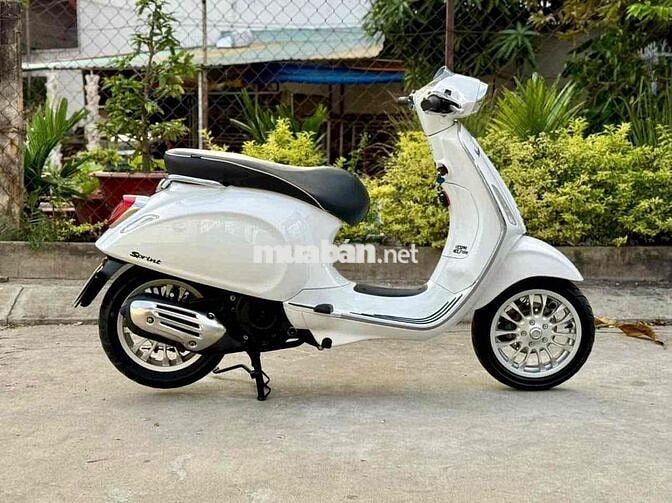 Vespa Sprint 125 Abs 2017 Trắng đèn Led Bstp