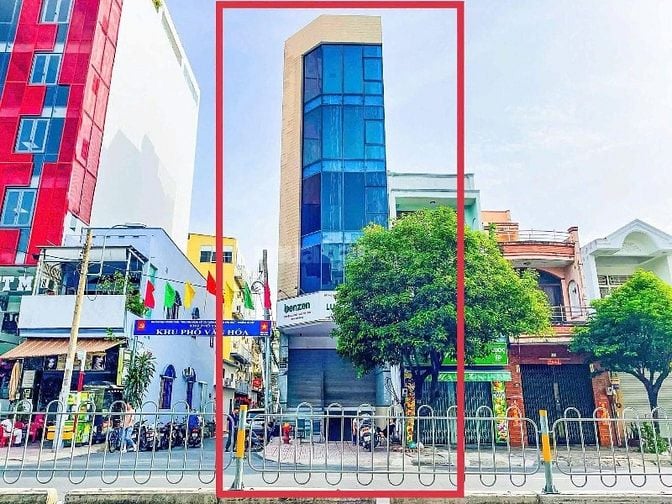 Cho thuê toà nhà mặt tiền Nguyễn Văn Lượng Gò Vấp. 5x18 6 Tầng có hầm 