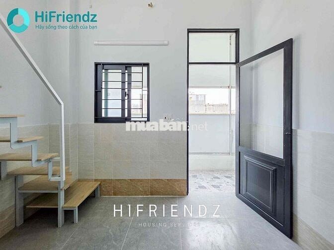 Phòng Duplex hai cửa sổ mới xây ở Huỳnh Tấn Phát, gần cầu Phú Mỹ, Q4,1