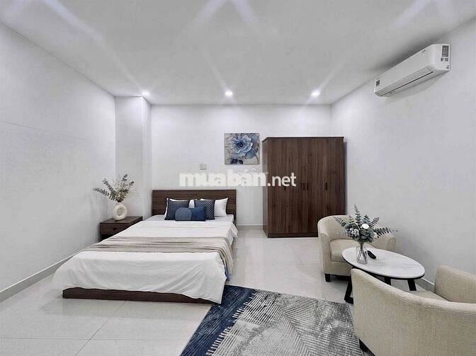 Căn hộ CC full nội thất 1PN cực rộng 80m2 trung tâm quận Bình Thạnh
