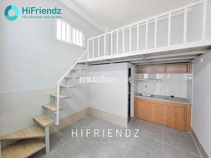 Phòng Duplex hai cửa sổ mới xây ở Huỳnh Tấn Phát, gần cầu Phú Mỹ, Q4,1