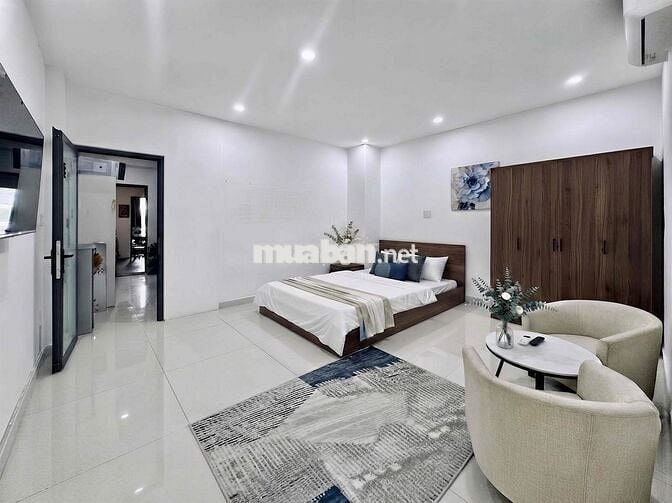 Căn hộ CC full nội thất 1PN cực rộng 80m2 trung tâm quận Bình Thạnh