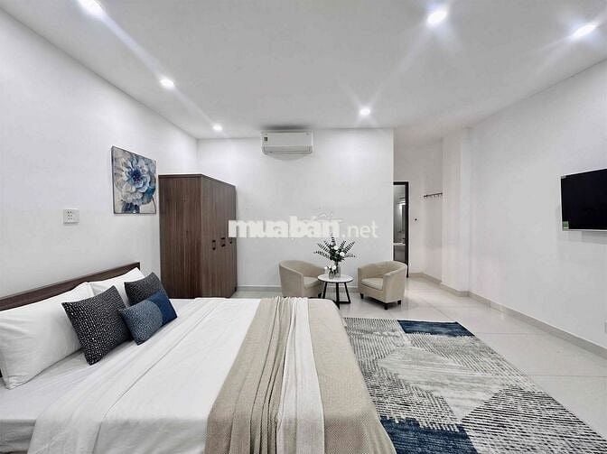 Căn hộ CC full nội thất 1PN cực rộng 80m2 trung tâm quận Bình Thạnh