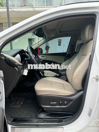Hyundai SantaFe 2018 2.2L 4WD Đặc Biệt Trắng Kem