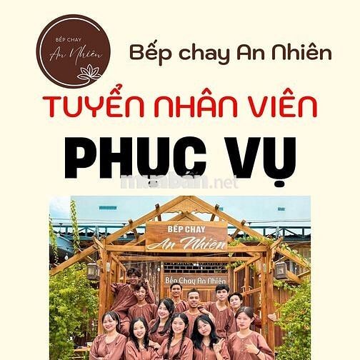 [LÀM NGAY, KO CẦN KN] NHÂN VIÊN PHỤC VỤ QUÁN CHAY