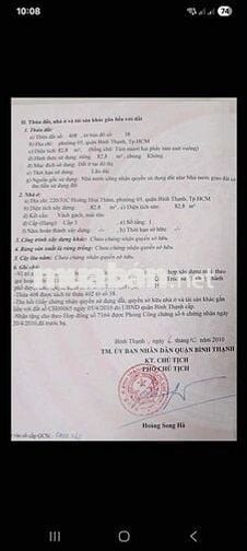 Chính chủ bán đất hẻm ở Bình Thạnh, mua đất tặng nhà