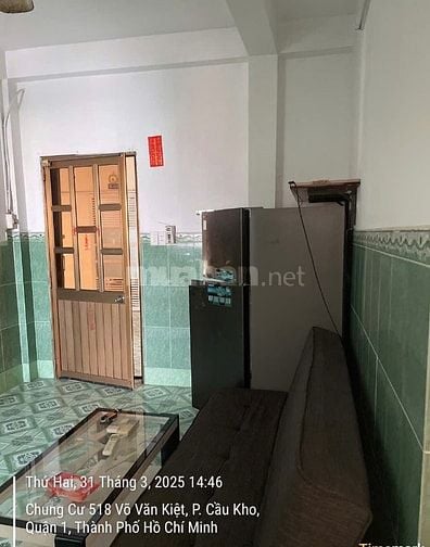 Cho thuê căn hộ CC 518 Võ Văn Kiệt, Quận 1. 