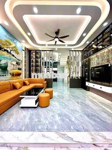 NHÀ 5x20 (SÂN 2 XE HƠI )FULL NỘI THẤT ĐƯỜNG 7M