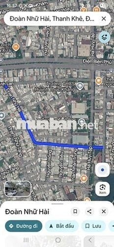 Bán nhà GÓC 2MT đường Đoàn Nhữ Hài - thông Hà Huy Tập