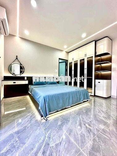 NHÀ 5x20 (SÂN 2 XE HƠI )FULL NỘI THẤT ĐƯỜNG 7M