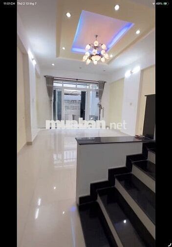 CHO THUÊ NHÀ ĐƯỜNG  VƯỜN LÀI : 4,5 x 16 M Đúc 1 lầu đẹp : 4 PN, 2 Wc 