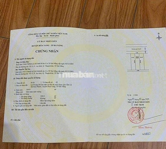 Lô đất Mặt tiền Nguyễn Hàm Ninh, Hòa Xuân chưa qua đầu tư, bán gấp