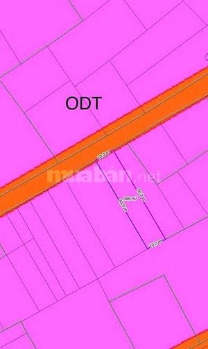 BÁN 500M2 ĐẤT MT NGUYỄN VIẾT XUÂN, THỊ TRẤN CỦ CHI GIÁ 420TR SHR