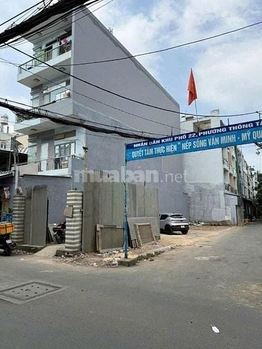 Góc 2 mặt hẻm 7m Phạm Văn Chiêu, P9, Q.Gò Vấp, tiên xây khách sạn