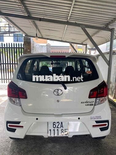 Toyota Wigo 1.2 G 2018 Số sàn Trắng