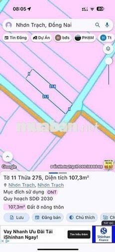 PHÚ HỘI ĐƯỜNG XE HƠI , 107 M FULL THỔ CHỈ 1T450 ĐƯỜNG LÝ THÁI TỔ