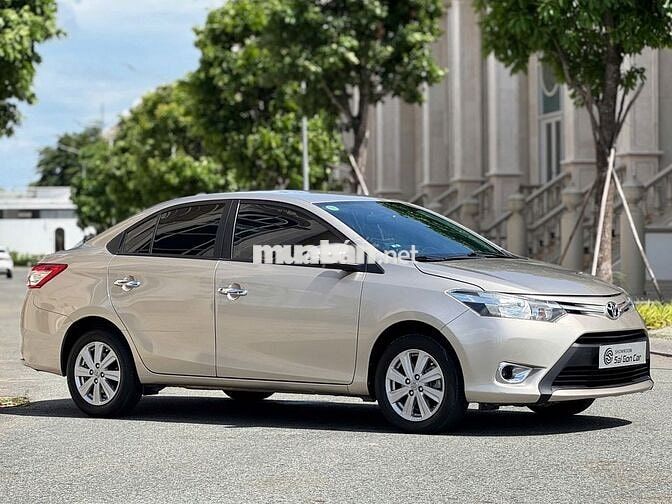 Toyota Vios E CVT 2016 Vàng Cát 100000 km