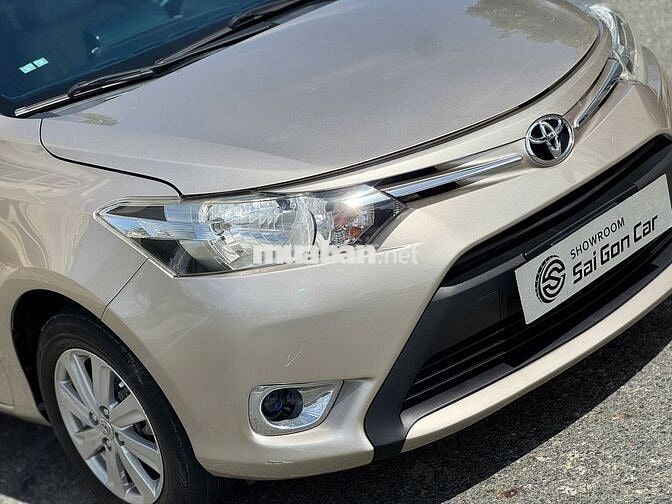 Toyota Vios E CVT 2016 Vàng Cát 100000 km