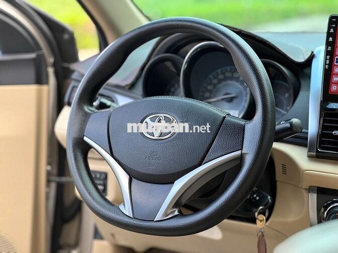 Toyota Vios E CVT 2016 Vàng Cát 100000 km