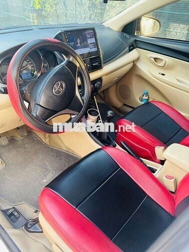 Toyota Vios E 2016 Số sàn Trắng 92.622 km