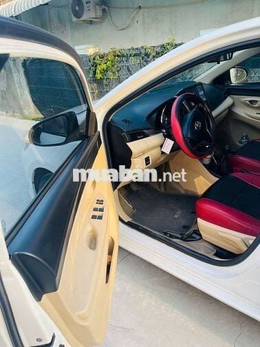 Toyota Vios E 2016 Số sàn Trắng 92.622 km