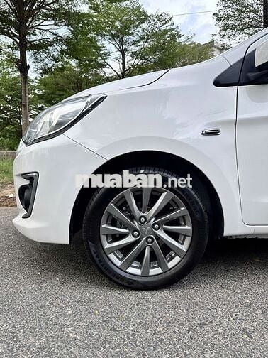 Mitsubishi Attrage 1.2 MT 2017 Trắng xe zin đẹp