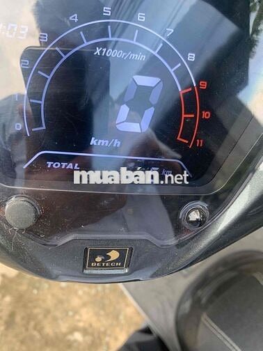 Detech 50 cc 2026 Xám 110 km không cần bằng lái