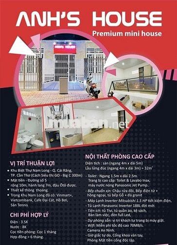 MINI HOUSE CAO CẤP ANH's HOUSE- KDC NAM LONG